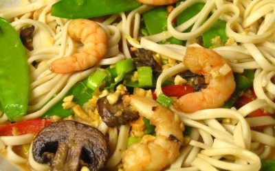 Japanese Noodles with Shrimp and Snow Peas: Thursday, January 8, 2026