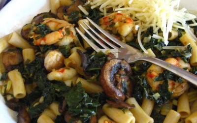 Aglio e Olio Pasta with Kale and Shrimp: Wednesday, May, 29, 2024