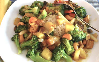 Broccoli/Cashew Stir-fry: Monday, July 1, 2024