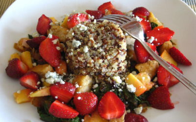 Swiss Chard with Strawberries and Peaches: Thursday, July 10, 2025