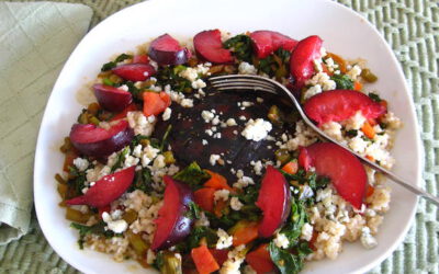 Grilled, Marinated Portobello Mushrooms and Mustard Greens: Sunday, July 5, 2026
