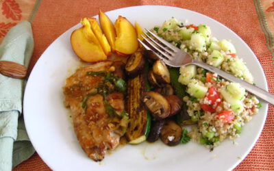 Grilled Fish with Poke Sauce and Tabbouleh Salad: Monday, July 8, 2024