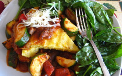 Red Sauce Prima Vera  with Grilled Polenta: Sunday, July 26, 2026