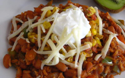 Southwest Beans ‘n’ Rice with Peppers and Sweet Corn Salsa: Wednesday, August 21, 2024