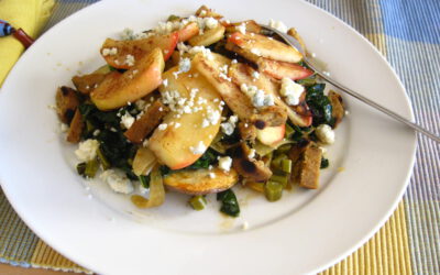 Swiss Chard with Poached Apples and Roasted Potatoes: Tuesday, August 20, 2024