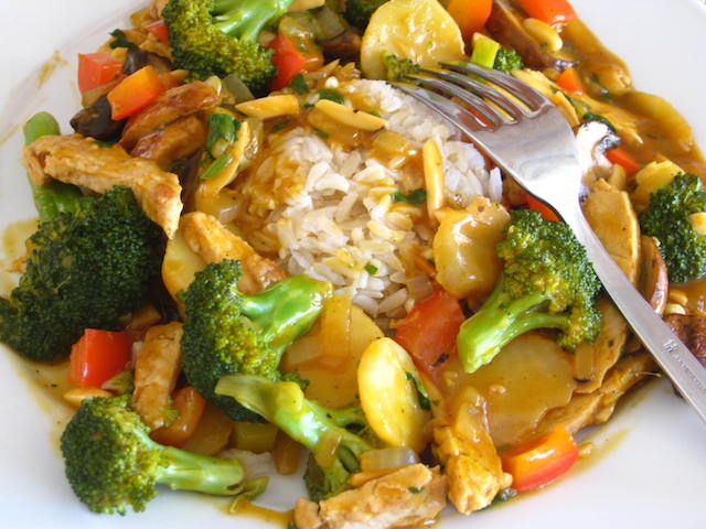 Chicken/Almond Stir Fry: Tuesday, September 24, 2024