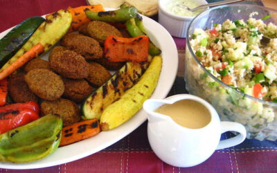 Falafel with Tabbouleh and Grilled Vegetables: Sunday, September 8, 2024