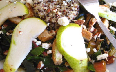 Dark Greens with Pear , Toasted Pecans and Gorgonzola: Tuesday, September 3, 2024