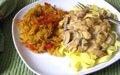 Stroganoff with Cabbage and Peppers: Wednesday, October 23, 2024