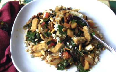 Swiss Chard with Dried Sour Cherries and Toasted Almonds: Tuesday, November 18, 2025