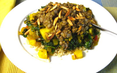 Curried Kale and Pineapple with Bulgur and Lentils: Thursday, November 7, 2024