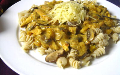 Spiral Pasta with Mushroom Sauce: Tuesday, November 5, 2024