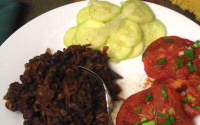 Adzuki Beans, Roasted Tomatoes and Cornbread: Sunday, November 23, 2025