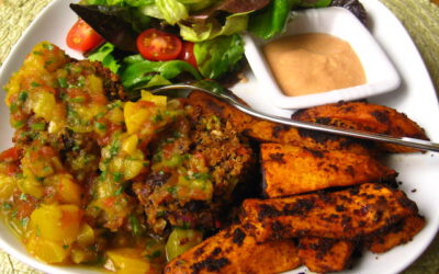 Black Bean/Quinoa Cakes with Spicy Potato Fries: Thursday, September 19, 2024